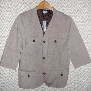 Worthington 3/4 Sleeve Blazer Suit Jacket XL NWT